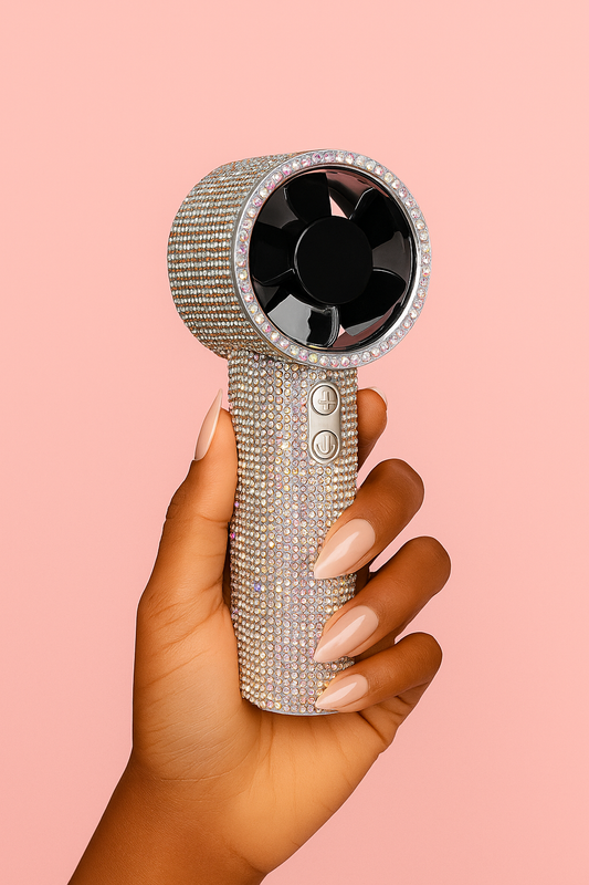 Ventilateur de Luxe Strassé – Édition Glam CS BODY