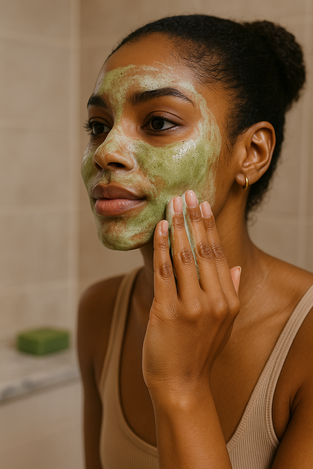 🧼 THE BONZ – MATCHA MILKY SOAP