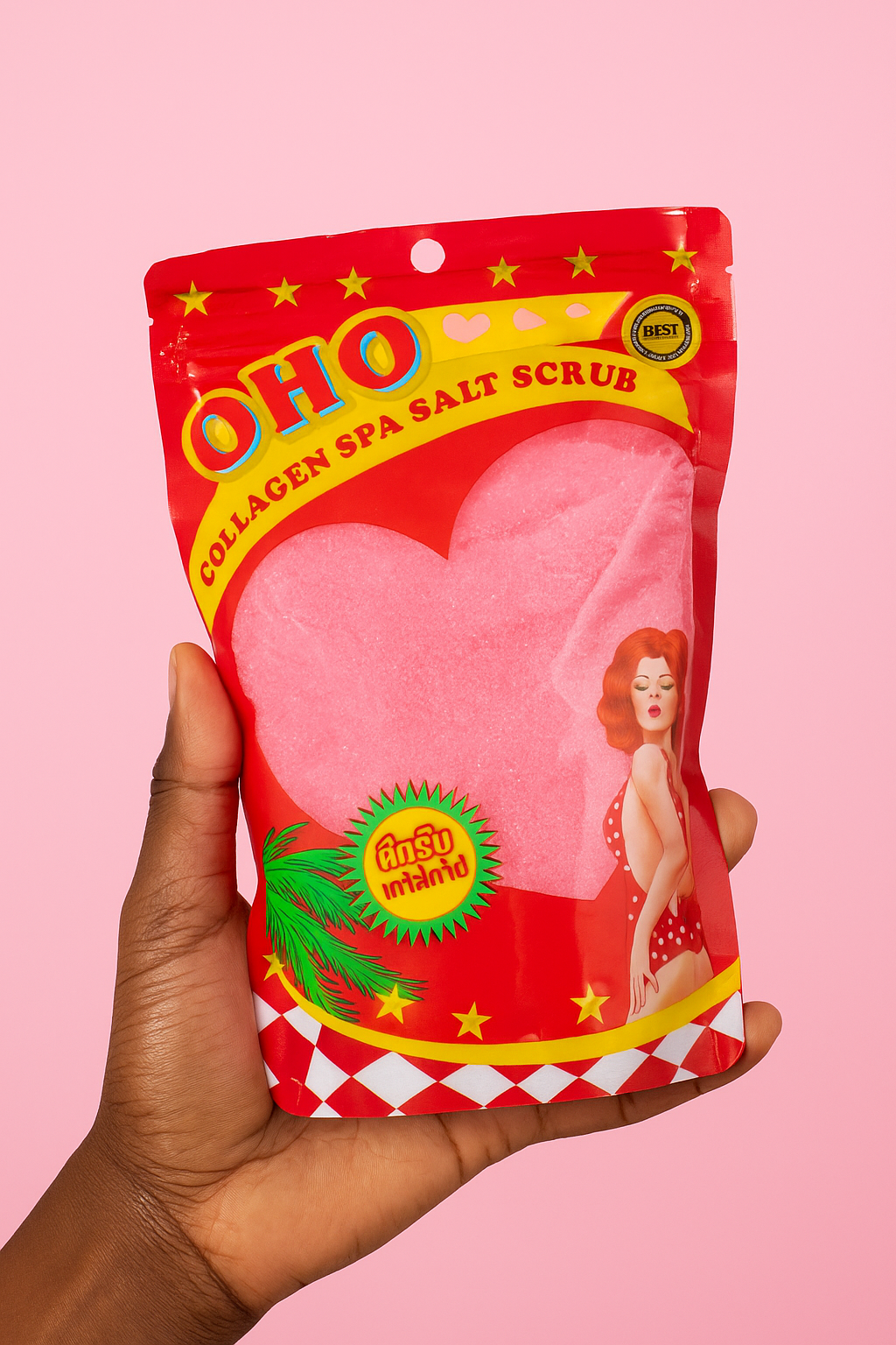 🧂✨ OHO Collagen Spa Salt Scrub – Gommage Éclaircissant au Collagène