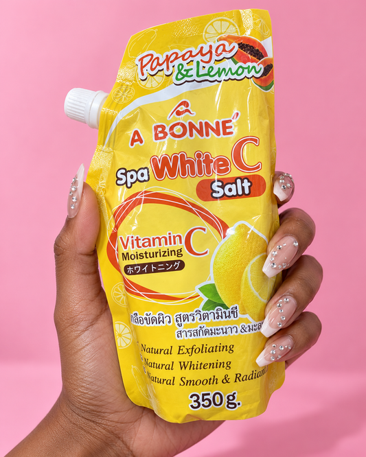 A Bonne’ – Spa White C Salt Papaya & Lemon – Gommage Corps Vitamine C (350 g)