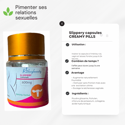 Creamy pills hot