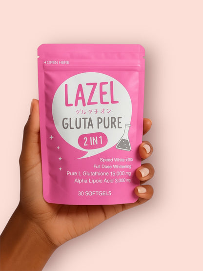 Lazel Gluta Pure complément alimentaire 2 en 1