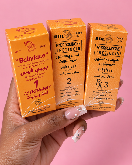 RDL Babyface Solution – Trio Anti-Taches(N°1 + N°2 + RX3)