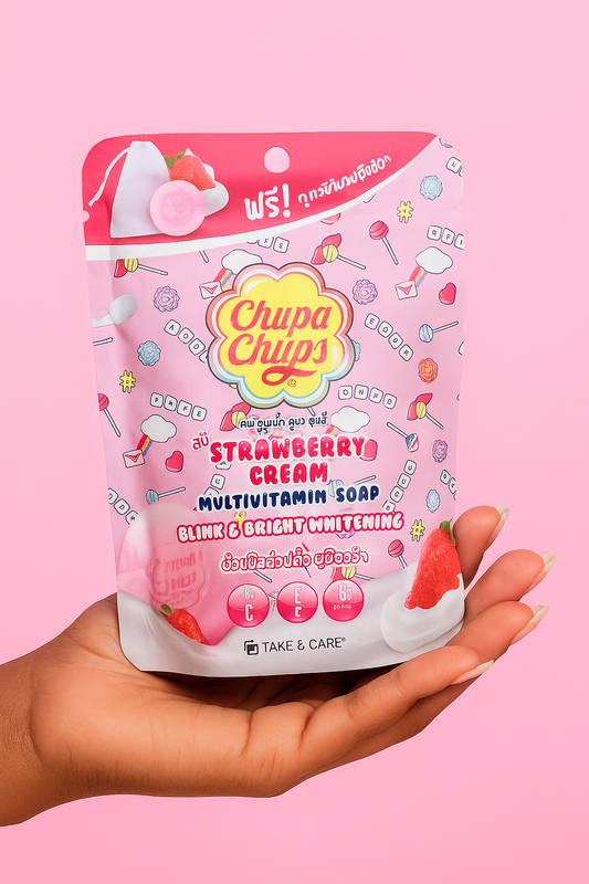 CHUPA CHUPS – STRAWBERRY CREAM MULTIVITAMIN SOAP