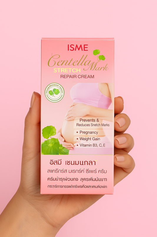 ISME – Crème Réparatrice Anti-Vergetures à la Centella