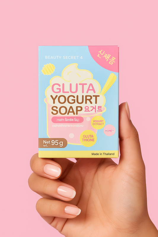 GLUTA YOGURT SOAP – Savon Éclaircissant & Nourrissant au Yaourt et Miel