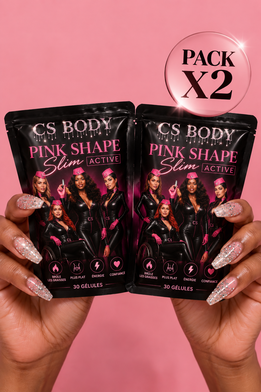 Pack x2 – PINK SHAPE SLIM™
