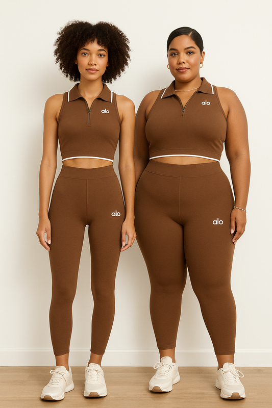 ENSEMBLE MARRON ALO – ÉDITION POLO ZIP
