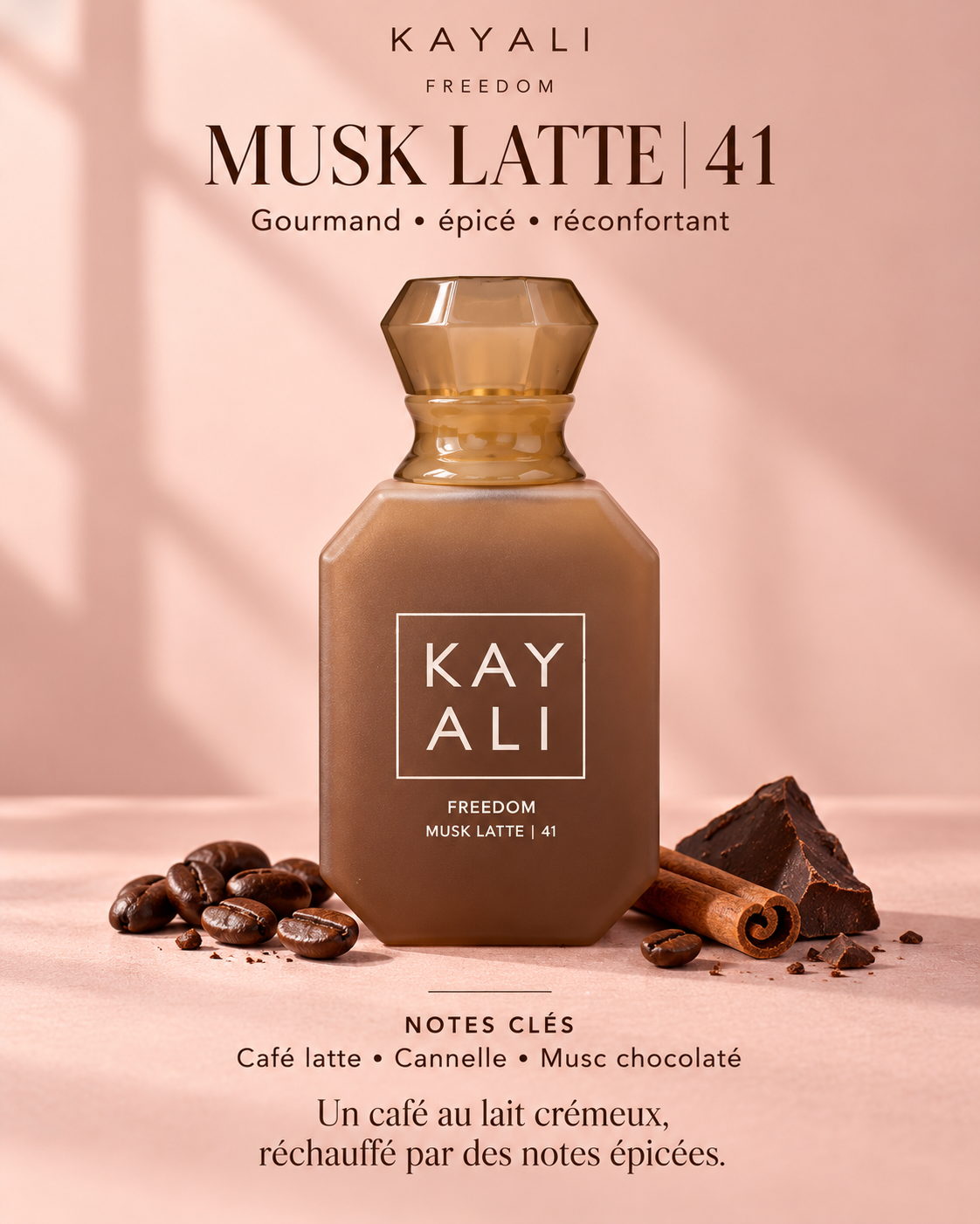 Musk Latte 41 : café latte, cannelle et musc chocolaté